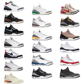 Jordan 3 Retro (20 cores)  
