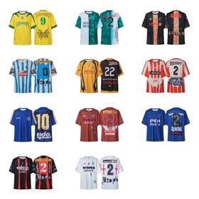 Uniforme de futebol masculino malha solta esportes jersey-1119  