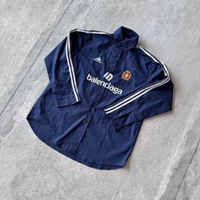 Novo Adidas Balenciaga Manchester United co-marca camisa de manga longa (15 estilos) -1611  