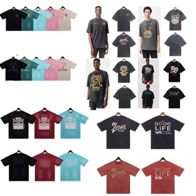 Amiri lavado vintage unisex solto casual camiseta-1617  