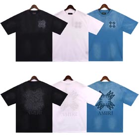 Amiri céu estrelado grafiti carta T-shirt-1618  