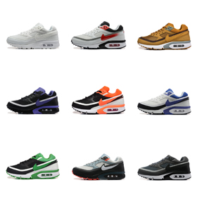 Nike low-top lace-up ar almofada sapatos de corrida para homens e mulheres-2665  