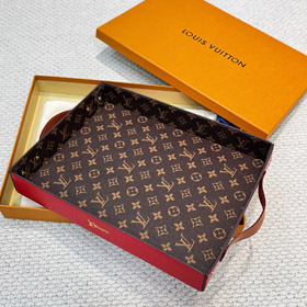 Louis Vuitton LV bandeja de mesa pode segurar jóias e chaveiros-3524  