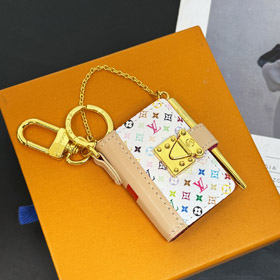 Louis Vuitton LV Mini caderno de notas Chaveiro-3537  