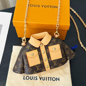 Louis Vuitton LV mini roupa mensageiro saco bolsa de ouvidos saco vermelho-3552  