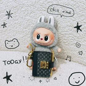 Louis Vuitton LV carta mini caderno-3553  