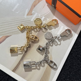 Hermes porco nariz bloqueio saco pendurado cadeia-3566  