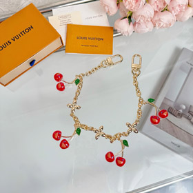 Louis Vuitton LV cereja bolsa charme bolsa cadeia bolsa pendente-3621  