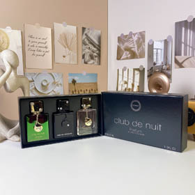 AMAFF caixa preta amostra de perfume de três peças Set-3219  