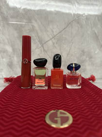 Armani perfume amostra conjunto de quatro com cordão saco-3267  