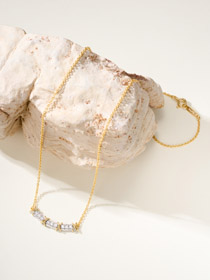 Tiffany cruz diamante sorriso colar-3681  