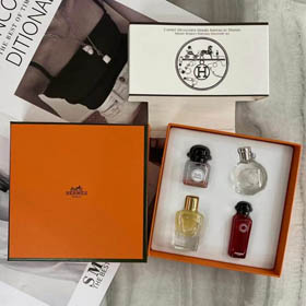 Hermès lenço perfume amostra conjunto de quatro-3284  