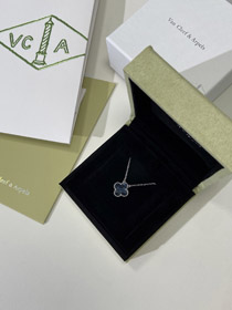 Van Cleef & Arpels Sapphire Agate Colar-3776  