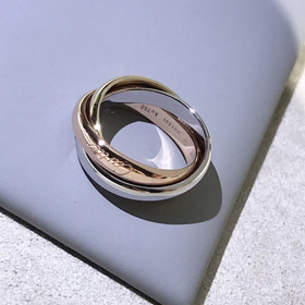 Cartier três anel três cores anel-3785  