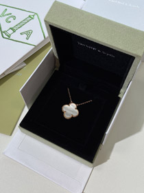 Van Cleef & Arpels quatro folhas trevo ouro colar amplo-3789  