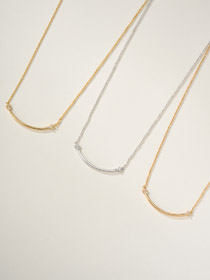 Tiffany sorriso completo diamante colar-3827  