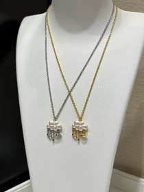 Vivienne Westwood Pérola Nuvem Pequeno Saturno Pendente Colar-3829  