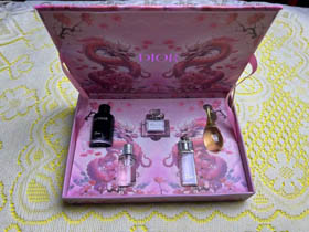 Dior Peach Blossom Dragon perfume amostra conjunto de cinco-3468  