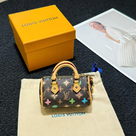 Louis Vuitton LV Mini almofada bolsa pingente-3936  