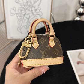 Louis Vuitton LV Mini Monograma Shell Bag Chaveiro Pendente-3945  