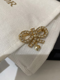 Dior arco de diamante completo pendurado broche de contas-3954  