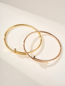 Cartier diamante-livre unha fina pulseira-3974  