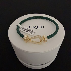 Feiden full diamante ferradura de diamante fivela pulseira-3981  