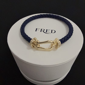 Feiden full diamante ferradura de diamante fivela pulseira-3984  