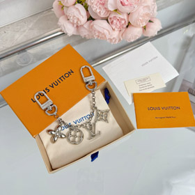 Louis Vuitton LV metal cadeia flores e letras cadeia saco cadeia pendente-4010  