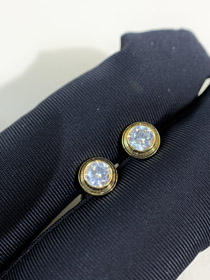 Cartier carta 20 ponto diamante brincos-4044  