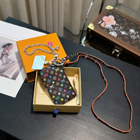 Louis Vuitton LV carta cadeia zíper moeda chave saco-4061  