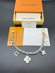 Louis Vuitton LV metal cadeia floral cintura cadeia quatro folhas trevo saco cadeia pendente-4051  