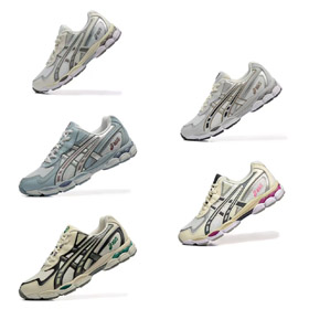 Asics GEL-NYC 2055 elegante, resistente ao desgaste, respirável, sapatos de corrida de topo baixo-28  
