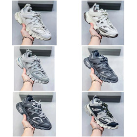 Balenciaga confortável grossa-sola retro casual baixo-top papai sapatos-2865  