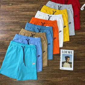 Nike ar reflexivo cordão ar camada de algodão shorts-2889  