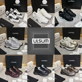 CHANEL couro moda Lace-Up Low-Top estilo de vida sapatos-2905  