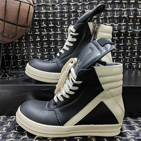 RICK OWENS/RO simples alto top estilo de vida sapatos casuais-2956  