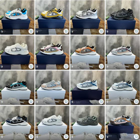Sapatos DIORCD malha sapatos de corrida low-top esportes sapatos casuais-2991  