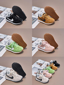 Nike NK calçados casuais de couro camada superior das crianças-4131  