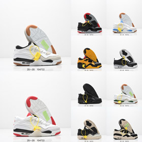 Jordan Air Jordan 4 RM sapatos de basquete retro para crianças-4151  