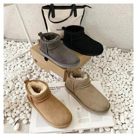 UGG Classic Ultra Mini Suede Botas de neve quentes e confortáveis-4310  