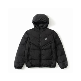 Nike WINDRUNNER impresso zíper bolso com capuz para baixo jaqueta-4315  