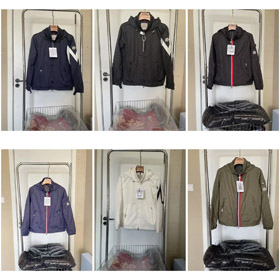 Moncler Evettes com capuz jaqueta leve com mangas longas - 4344  