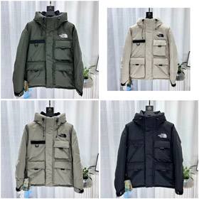 O NORTH FACE multi-bolso a prova de vento aquecer para baixo jaqueta-4355  