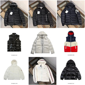 Moncler logotipo acolchoado para baixo jaqueta-4360  
