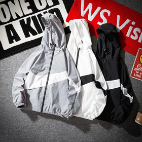 Nike Retro esportes suporte colarinho logotipo impressão tecido manga longa jaqueta-4367  