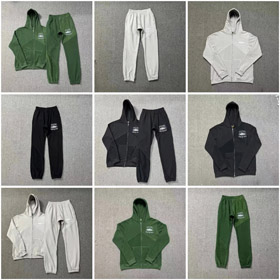 Corteiz com capuz de bolso zipper casual suéter terno -4419  