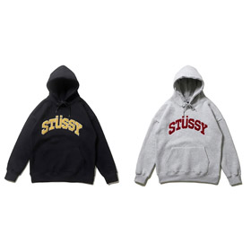 Impressão letra stussy com capuz sweater-4437  