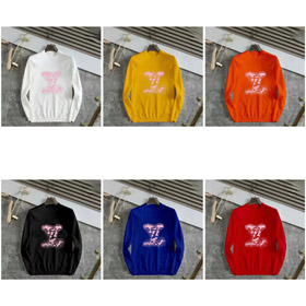 Louis Vuitton LV pescoço redondo solto suéter de malha-4454  