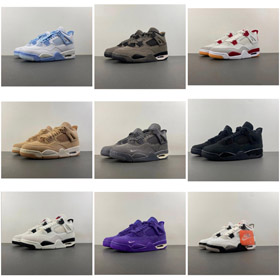 Jordan Air Jordan 4 Mid-Top Retro Basquetebol Sapatos-5102  